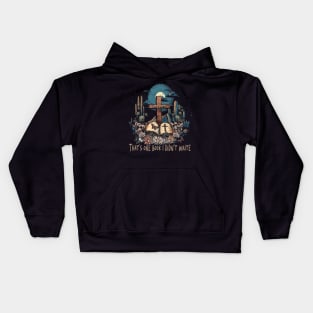 That's One Book I Didn't Write Cross Outlaw Music Vintage Kids Hoodie